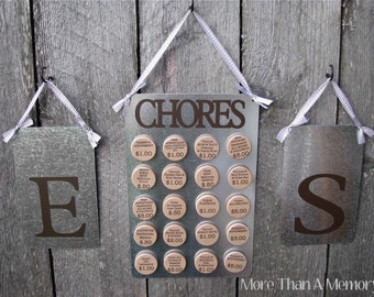 Set: Custom Chore Chart System For Two