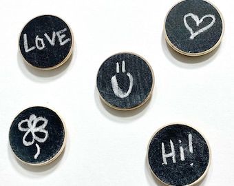 Chalkboard Finish Magnets