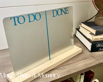 Standing "To Do / Done" Magnetic Chart