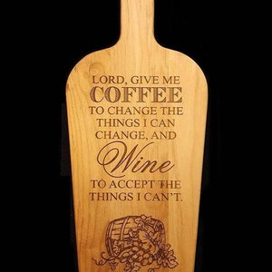 Best Friend, Gift for Friend, Friendship, Wine and Grape Decor, Cutting Board, Wine and Cheese Board, Love, Coffee