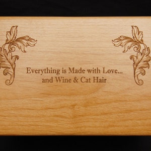 Personalized Family Monogram Initial Recipe Box