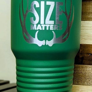 Elk Travel Mug, Gift for Men, 30oz. Mug, Elk Rack