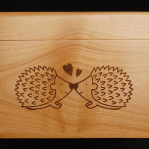 Cadeau hérisson, boîte de recettes personnalisées, boîte de recettes personnalisées, cadeau pour les jeunes mariés, cadeau pour femme, cadeau pour cuisinier, cadeau de shower de bébé
