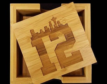 Seattle Hawks Nest 12 Drink Coasters