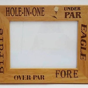 Cadeau pour golfeurs, cadre photo 5 x 7 pouces