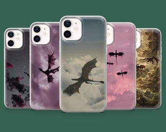 Dragon Phone Case Fantasy Dragons Cover for 17, 17Pro, 16, 15, 14, 13, 12, Samsung S26, S25, S24, S23, S22, A56, Pixel 10A, 10Pro, 9A, 8A