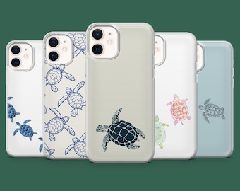 Turtle Phone Case Ocean Sea Life Cover for 17, 17Pro, 16, 15, 14, 13, 12, Samsung S26, S25, S24, S23, S22, A16, A56, Pixel 10A, 10Pro, 9A
