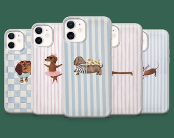 Dackel Handy Hülle 17, 17Pro, 16, 15, 14, 13, 12, Samsung S26, S25, S24, S23, S22, A56, Pixel 10A, 10Pro, 9A, 8