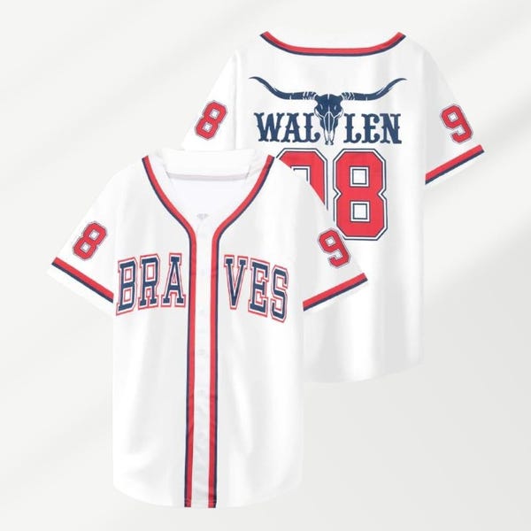 Wallen Baseball Jersey, Country Music Fan Jersey, Concert Outfit Shirt, Morgan Wallen Inspired Top, Country Concert Gift