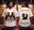 Custom R&B Tour 2026 Baseball Jersey, Chris Brown Usher Inspired Concert Shirt, Personalized Name Number Jersey, RnB Music Fan Apparel,