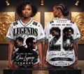 Usher Chr1s Br0wn Baseball Jersey, R&B Legends Concert Shirt, 2026 Tour Fan Apparel, Two Icons One Impact, Hip Hop Music Merch Outfit