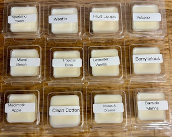 Wax Melt Samples | 1 oz Natural Soy Cube | Choose From 65 Scents