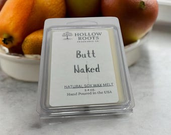 Tropical Fruit Wax Melts – Butt Naked Scent | Strong Scented Soy Cubes