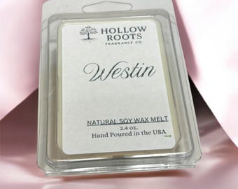 Westin Hotel Inspired Wax Melts | Clean Fresh Scent | Natural Hand-Poured Candle Tarts