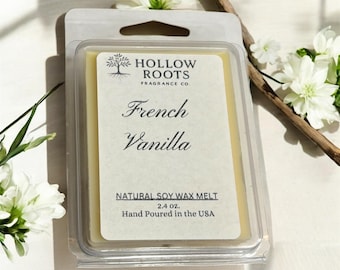 French Vanilla Wax Melts – Cozy Soy Scent, Strong Throw