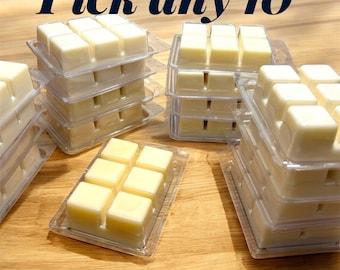 Pick 10 Wax Melt Bundle | Strong Scented Soy Melts | Mix & Match | Gift Set