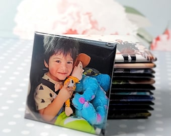Custom Photo Magnets | 2"x2" Square Photo Magnets | Personalized