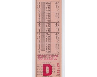 Bookmark / South Carolina Bus Ticket Transfer - Atlantic City