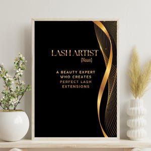 Definition av franskonstnär, utskrivbar väggkonstdekoration estetik, salongögonfransar canvas fransrum ögonfransteknik dekorationer för studio present