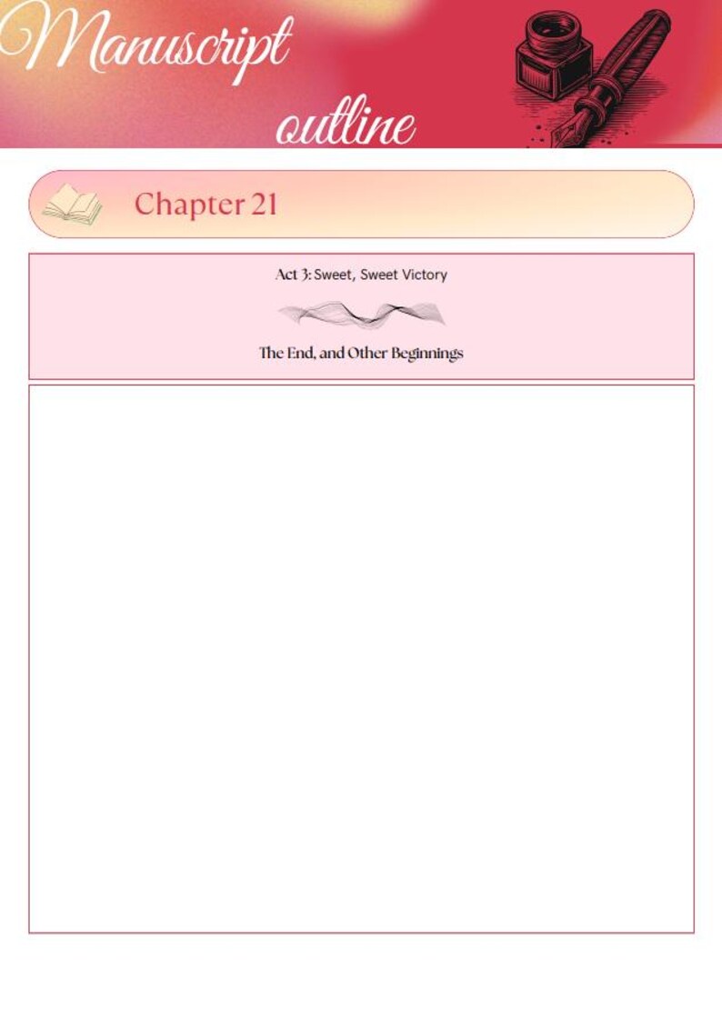 Manuscript Outline Part 2 - Etsy Canada