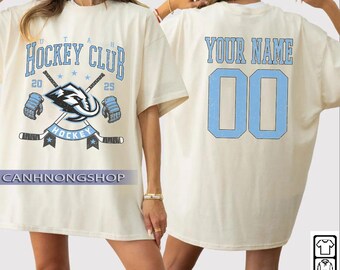 Personlig Utah Mammoth-tröja, Utah Mammoth-tröja med rund hals, Utah Hockey-tröja, Anpassad hockeytröja, Hockeynummertröja