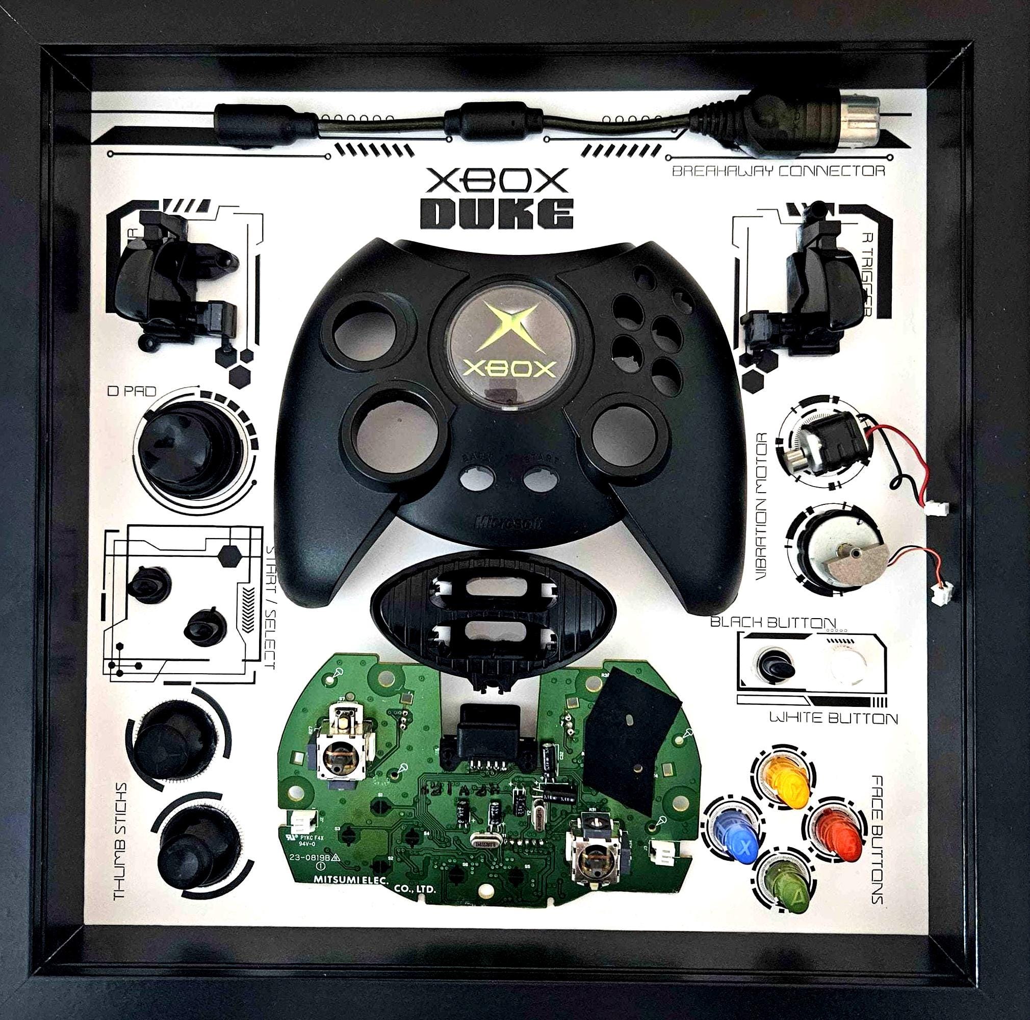 Duke Controller Layout Teardown Duke XBOX Controller - Restored, Deconstructed & Reconstructed ...