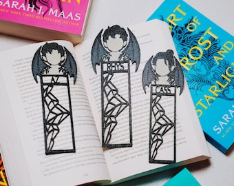 ACOTAR Night Court Bookmark Set | Rhysand, Cassian, Azriel, 3D Printed
