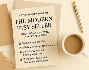 Etsy Verkäuferleitfaden: Eröffne deinen Etsy Shop (Digitaler Download PDF)