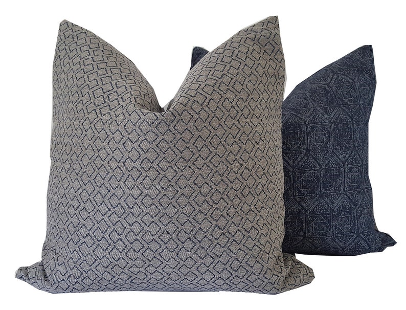 Indoor Outdoor Pillow Outdoor Grey Pillow Cover Sunbrella Etsy