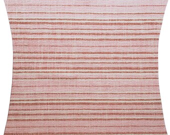 Outdoor Pillow Cover, Perennials Sake Stripe in Rose All Day, Wabi Sabi, Pink and Orange Outdoor Pillow, Striped Pillow, Pillow Cover only