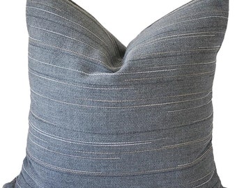 Outdoor Pillow Cover, Perennials Lines in the Sand Grey Hills Outdoor Pillow, Grey Outdoor Cushions, Pillow Cover only