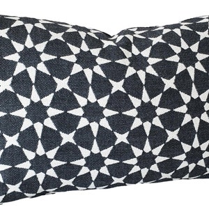 Perennials Stra Power in Anthracite Outdoor Pillow Cover, Outdoor Cushions, Martyn Lawrence Bullard, Reversible Fabric, Pillow Cover Only image 2