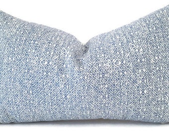 Blue Outdoor Pillow Cushion - Outdoor Couch Pillow - Sunbrella Fabric - Outdoor Accent Pillow - Outdoor Couch Cushions - PILLOW COVER ONLY