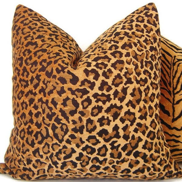 Leopard Pillow Etsy