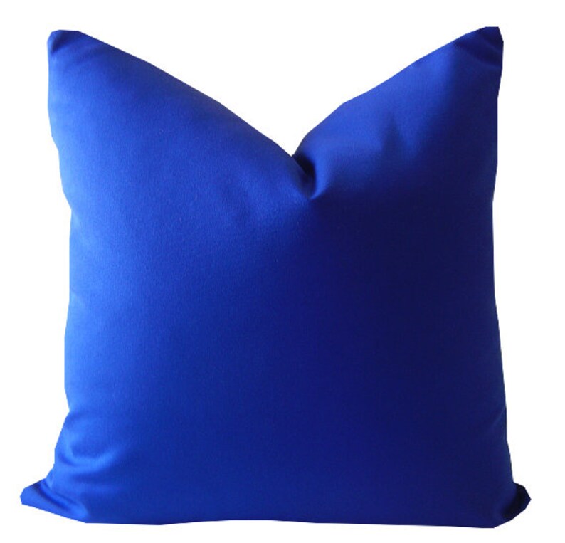 Blue Sunbrella Pillow Indoor Outdoor Pillow Outdoor Pillow Decorative Pillow Cover Outdoor Decor