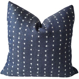 Outdoor Pillow Cover Inca in Indigo, Designer Custom Cushion Cover, Indoor Outdoor, Home & Patio Decor, Pillow Cover only