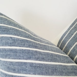 Modern Farmhouse INDOOR Pillow, SAMPLE SALE, Farmhouse Decor, Striped Pillow, Pillow Cover Only image 2