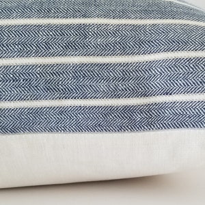 Modern Farmhouse INDOOR Pillow, SAMPLE SALE, Farmhouse Decor, Striped Pillow, Pillow Cover Only image 6