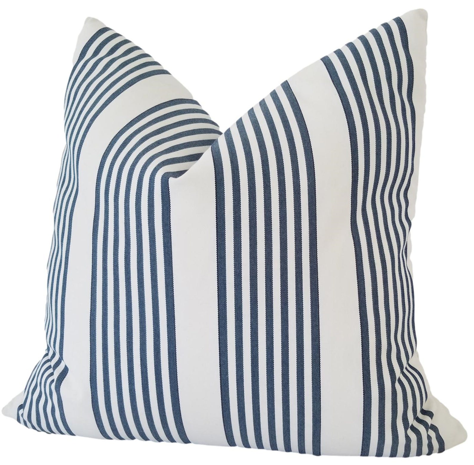 Indoor Outdoor Pillow Cover Blue and White Outdoor Pillow Etsy