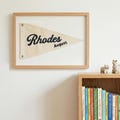 Personalized Name Pennant for Nursery Room Decor | Baby Shower Gift | Baby Name Nursery Flag | Baby Name Banner Blag Wall Hanging product logo