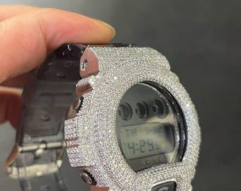Custom Iced Out Mechanical Watch – 27CT Moissanite Diamond Style Luxury Watch