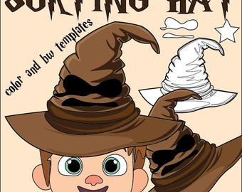 Wizard Sorting Hat Craft: Halloween Paper Hat Activity (PDF)