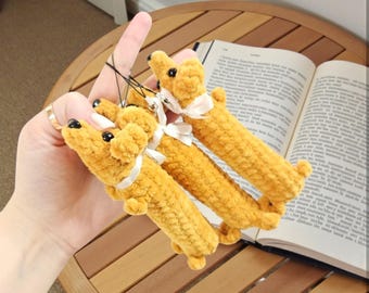Dachshund Keychain Crochet Pattern – Puppy Amigurumi (PDF)