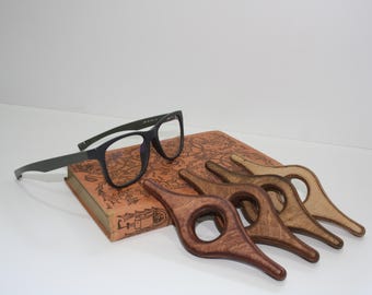 Personalized Wooden Book Page Holder, Beech Thumb Holder, Laser Engraved Book Opener, Custom Gift for Book Lovers