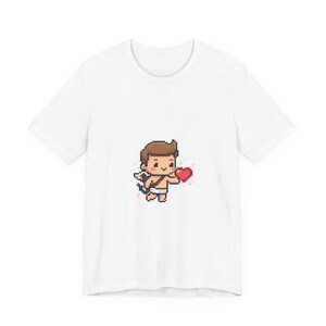 Pixel Cupid T-Shirt | 8-Bit Heart, Valentine's Day Tee