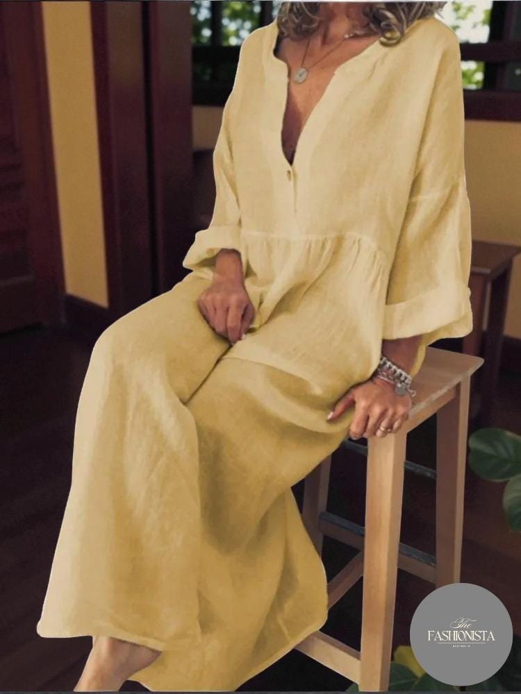 Robe Longue Légère - Champêtre et Champagne
