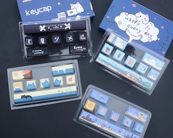 PBT Space Bar Keycap 6.25U, 5-Side Dye Sublimated Profile Keycap for Mechanical Keyboard