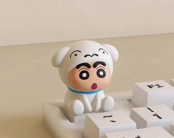 Cute Cartoon Boy Resin Keycap – Handmade Anime Style Key for Mechanical Keyboard | Gaming Gift, Cute Artisan Resin Keycap