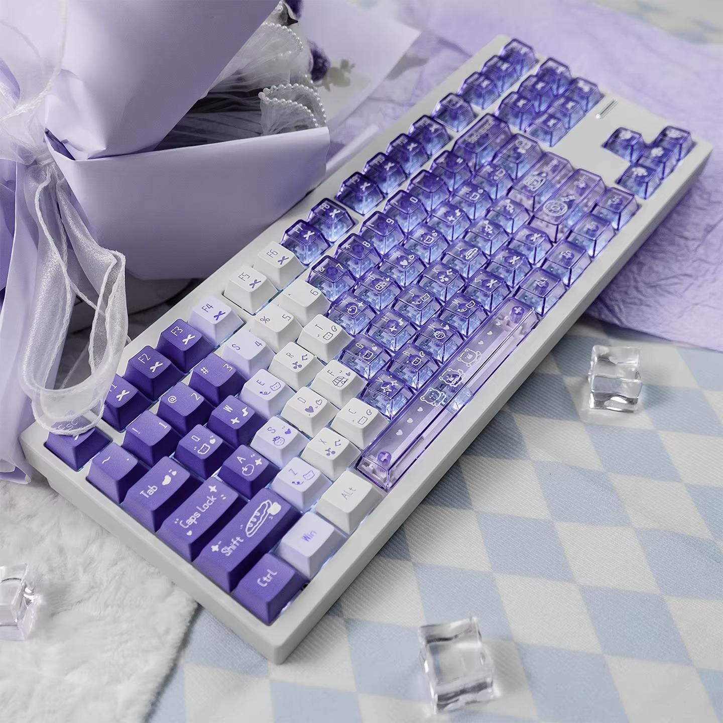 Purple keycaps - Etsy 日本