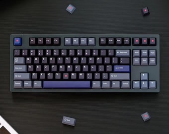Think Style PBT Keycaps Set 129 Keys, Classic Profile, 5-Sided Dye Sublimation, Retro Design for Mechanical Keyboards